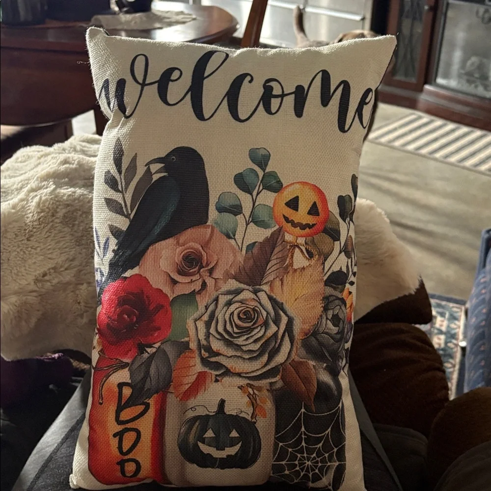 Halloween Themed Decorative Pillow
